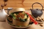Kip teriyaki of vegetarische teriyaki met groenten en witte rijst